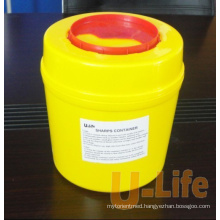 Plastic Disposable Medical Sharp Container